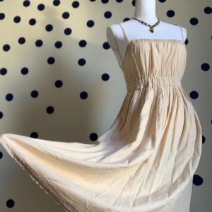 NWOT Urban Outfitters Aria Midi Linen Dress, XS